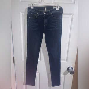 rag & bone Dark Blue Skinny Jeans